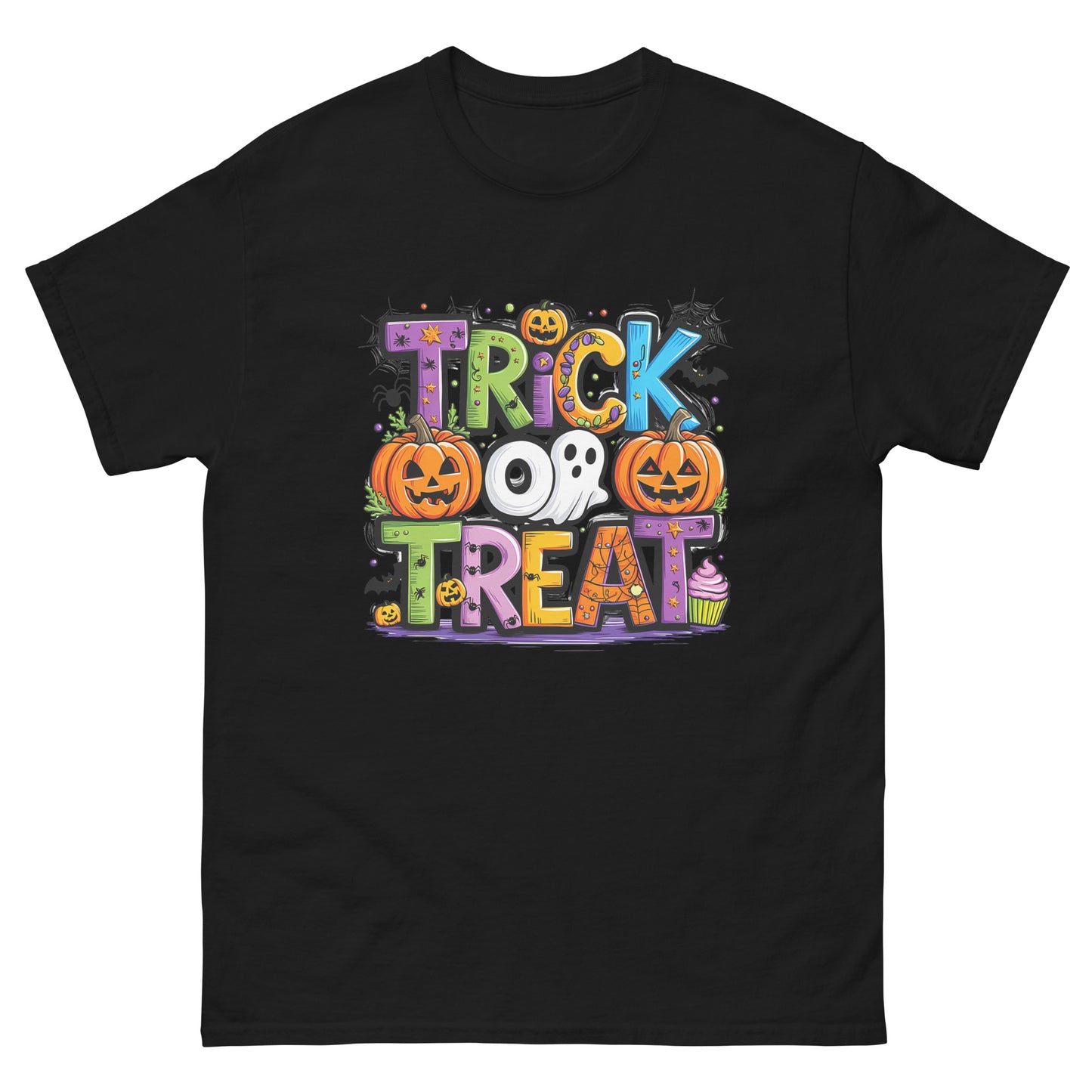 Trick Or Treat Unisex Classic Tee Black - Simple Designs LLC