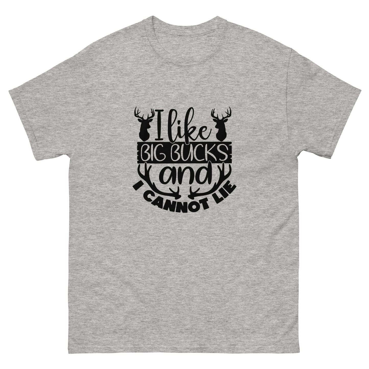 I Like Big Bucks In Sport Grey - Simple Designs LLC