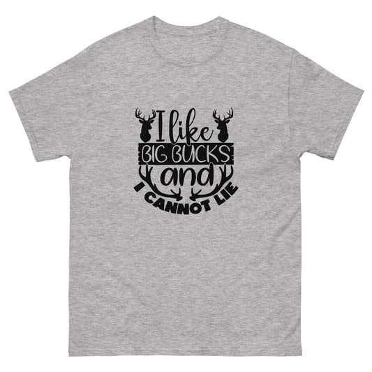 I Like Big Bucks In Sport Grey - Simple Designs LLC