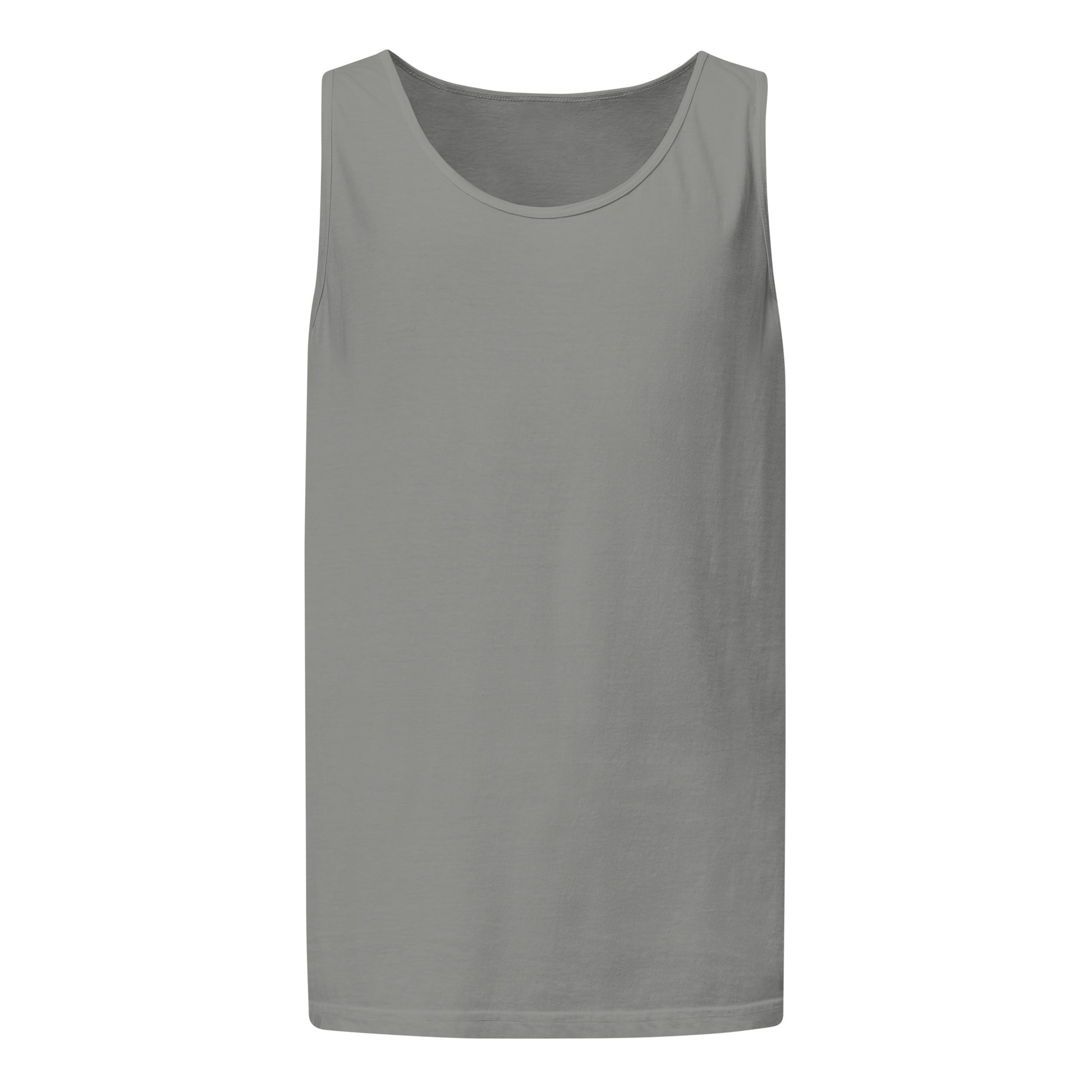 American Eagle Style 6 Unisex Garment-Dyed Tank Top Grey Front - Simple Designs LLC