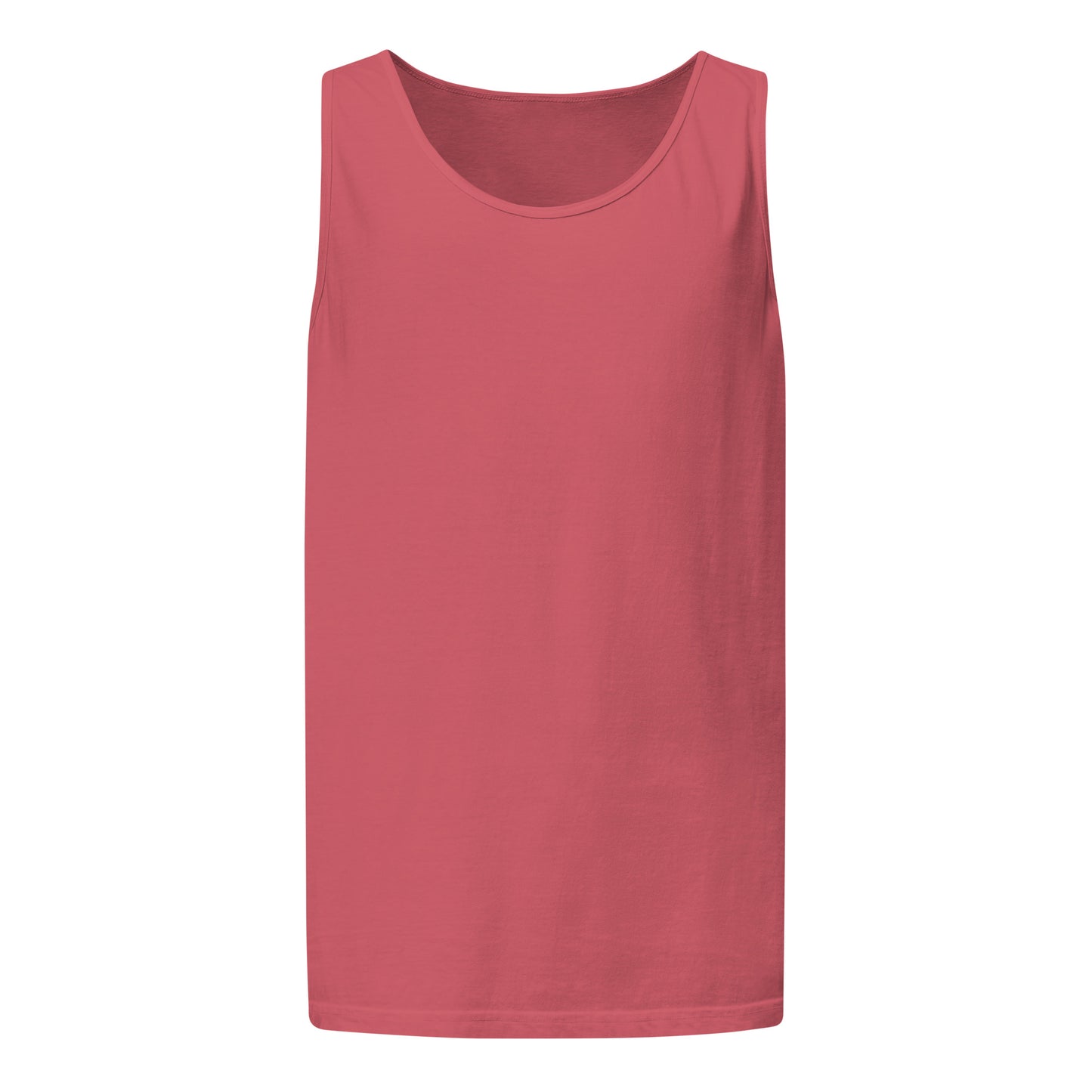 American Eagle Style 6 Unisex Garment-Dyed Tank Top Crimson Front - Simple Designs LLC